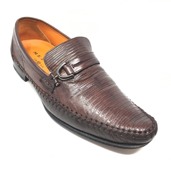 mezlan lizard loafers